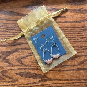 Universal Thread Pink and Gold Earrings